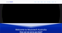 Desktop Screenshot of musictech.com.au