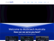 Tablet Screenshot of musictech.com.au